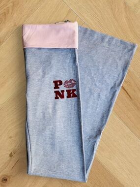 🆕💋 Y2K Foldover Leggings PINK Victoria Secret Small NWT